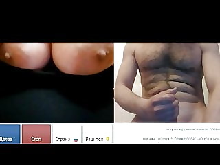 Videochat 82 Grand boobs and my dick