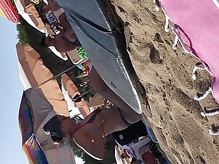 Topless beach